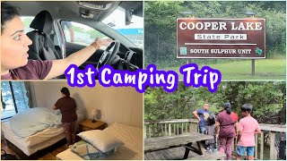 COOPER LAKE STATE PARK CAMPING TRIP TEXAS #diml Family Vlogs