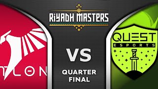 TALON vs QUEST - CRAZY $800,000 UPPER BRACKET! - RIYADH MASTERS 2023 Dota 2 Highlights