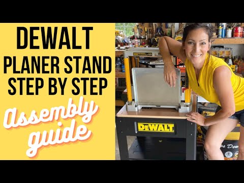 Thickness Planer Stand Built With Caster Wheels / DIY / Easy step