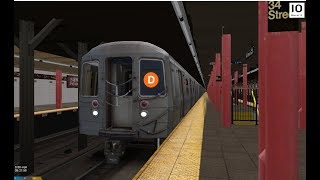 OpenBVE: Virtural Railfanning on the A C and E at 14 St.