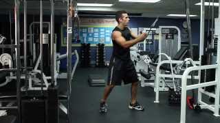 Diagonal Chop with a Cable Machine