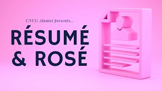 UNCG Alumni Coffee Break: Resumé and Rosé Consulting