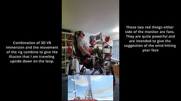 Motion XP Prime 6 DOF Motion Simulator VR Roller Coaster