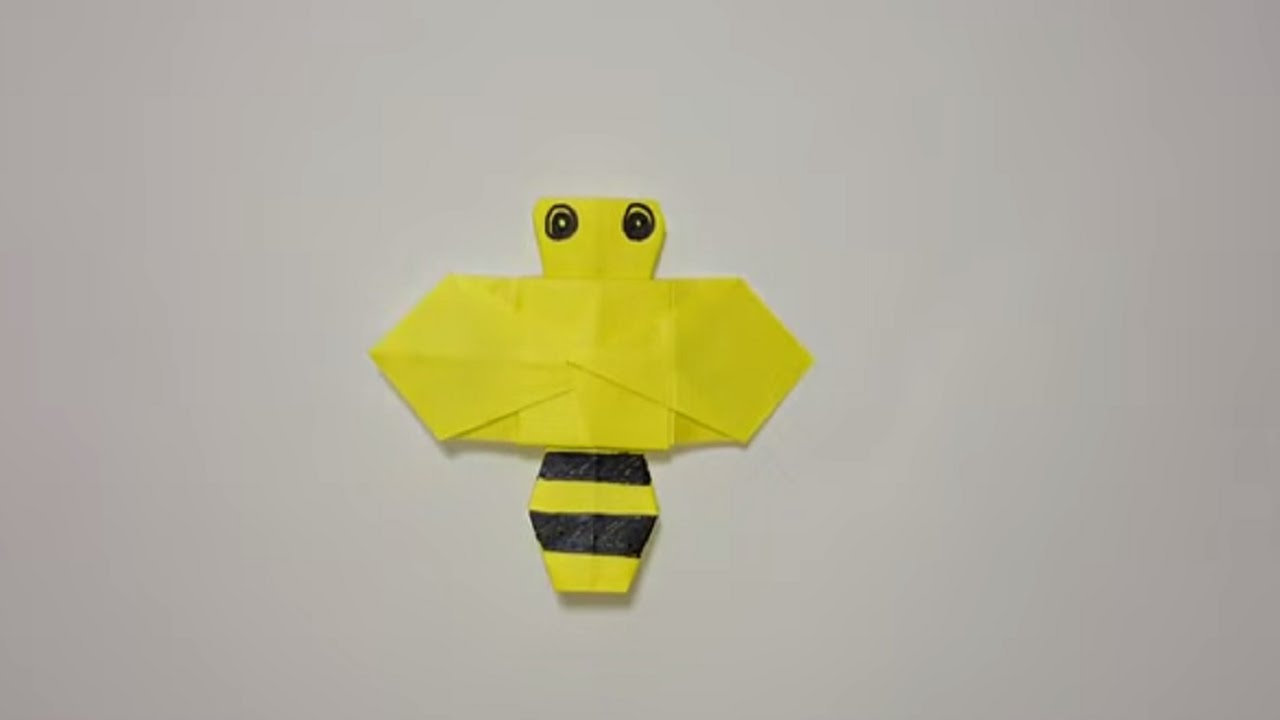 蜂 折り紙 Wasp Origami Youtube