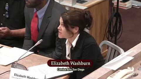 Elizabeth Washburn: CA Joint Committee on Arts - V...