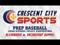 Crescent city sports prep baseball  alexandria vs rummel game 1