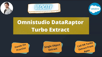 Vlocity | Omnistudio DataRaptor Turbo Extract