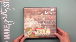 Altered Box for Snaps