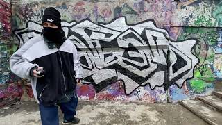 Graffiti trip to Murmansk. Streets, throwups, battles and real hip hop. 2024 4K