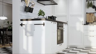 Get familiar with white ENKÖPING kitchen fronts