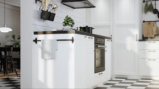 Get familiar with white ENKÖPING kitchen fronts Get familiar with white ENKÖPING kitchen fronts