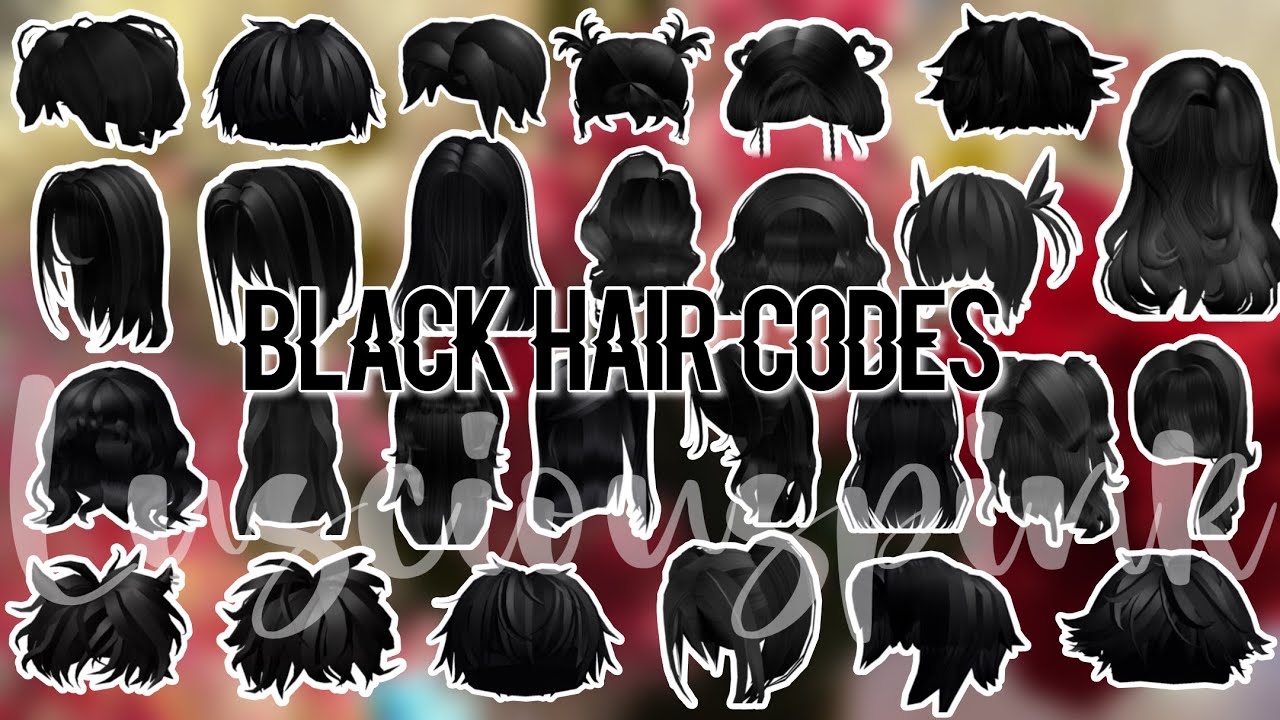 25 Aesthetic Black Hair Codes For Robloxbloxburg Youtube