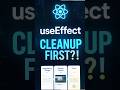 useEffect Hook Explained Clearly | Dependency Array + Cleanup 🔥 | #reactjs #shorts #viral #trending
