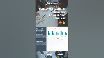 Animated Financial Summary PowerPoint Template📈#slideuplift #powerpointdesign #AnimateFinanceSummary