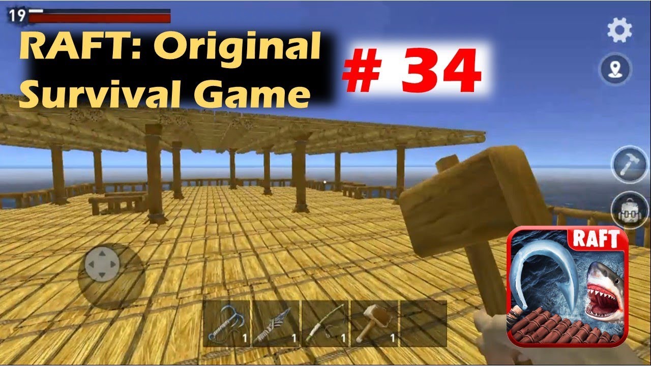 FINISHED MY ROOF DECK! LEISURE AREA RAFT Original Survival Game