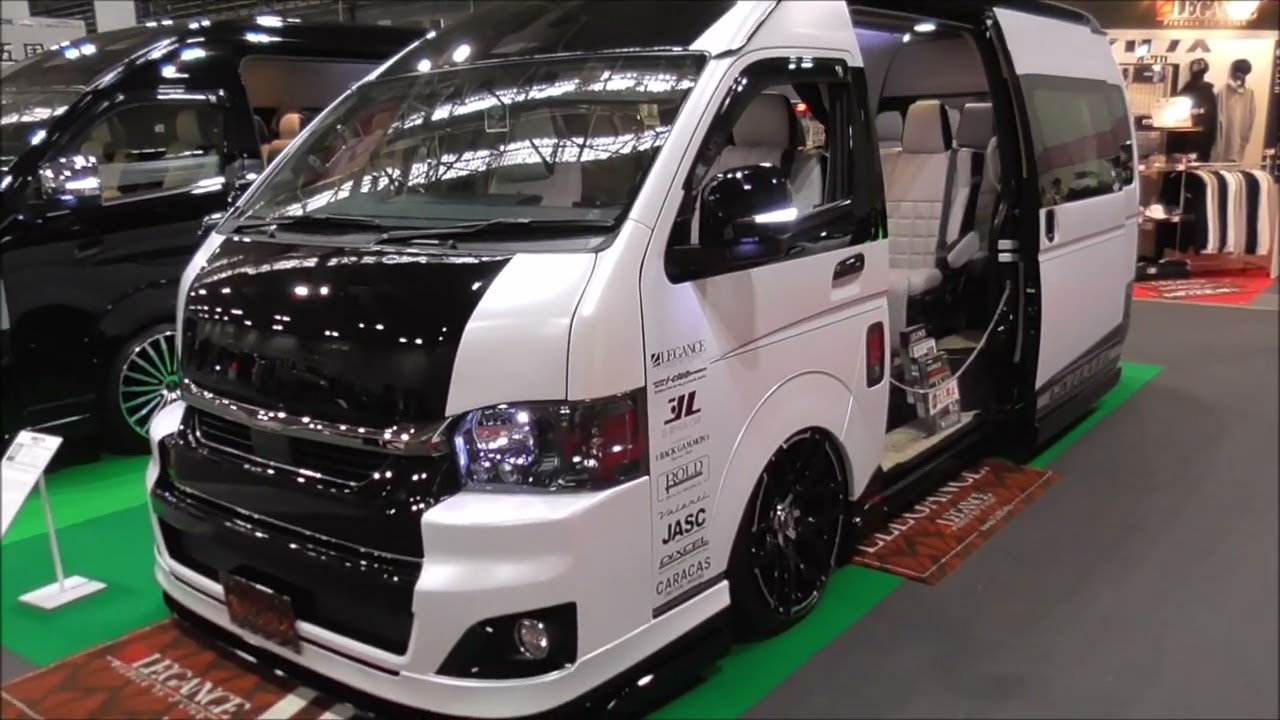 大阪オートメッセ2025 カスタムハイエースとカスタムキャラバン大集合！