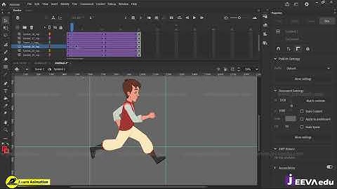 Run Cycle Animation Adobe Animate | 2D Animation Online Course Free | @LearnAnimationHindi