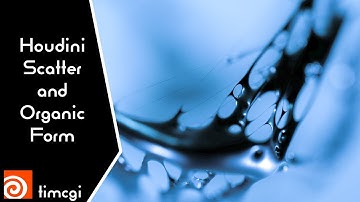 Houdini - Simple Scatter and Organic Form