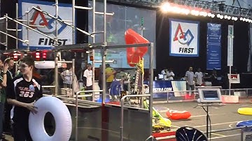 First Robotics 2011 Hofstra Practice match day 1