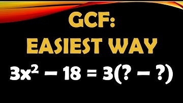 Factoring Polynomials by GCF (The "Undistribute" Method)