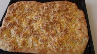 Фокачча с чесноком и сыром Фокачча с чесноком и сыром