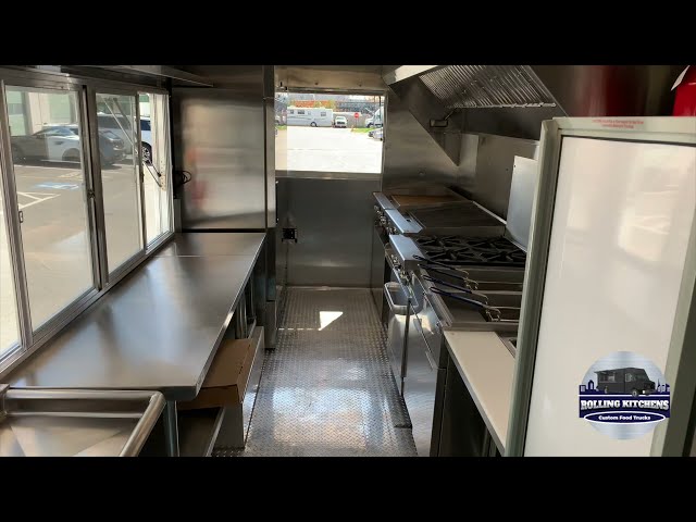 Rolling Kitchens  -  18 Foot Standard Food Truck Interior class=