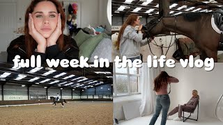full week at home vlog: riding sonny, brand photoshoot, chats and friend hacks...