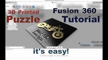 Fusion 360 Tutorial Puzzle (Easy Proper Way)