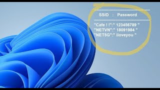 How to show all wifi passwords on desktop screenshot 4