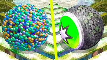 Going Balls Reverse Levels vs Rollance Adventure Balls Reverse - Speedrun Gameplay, Part 45