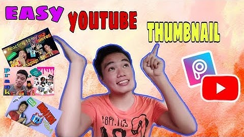 HOW I EDIT MY SIMPLE YOUTUBE THUMBNAIL ON MY MOBILE PHONE USING PICSART | Tagalog | rhod
