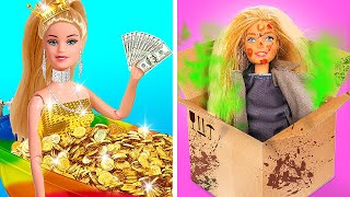 RICH vs POOR CRAFTS for DOLLS || DIY MINIATURE CRAFTS