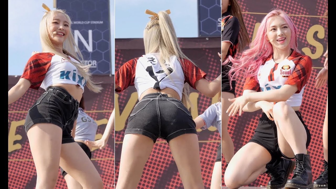 190616 세러데이 Saturday 초희 하늘 - 와이파이 & 묵찌빠 (FC서울 수원삼성 슈퍼매치 상암월드컵경기장) 직캠 fancam by zam