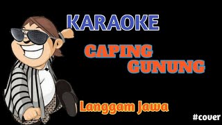 KARAOKE - BOWO JENGGLENG CAPING GUNUNG || Langgam,Gending,Campursari
