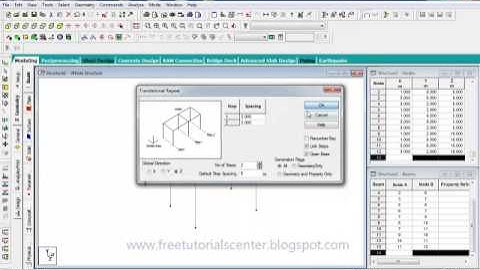 StaadPro Beginners Course Drawing Shear Wall Lesson 3_6 English