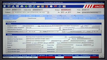 Canceled Job - En Route, On Arrival, or Unable to Tx Pt (RFDS VACIS training)