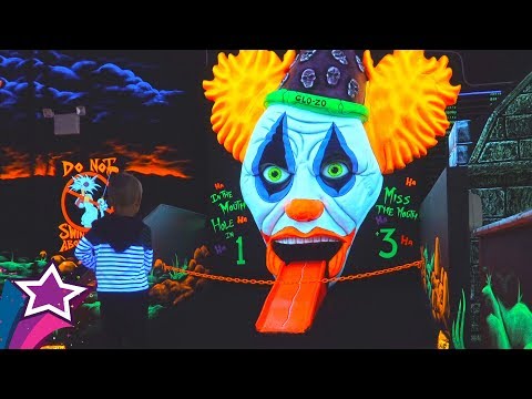 Monster Mini Golf с тематикой Хэллоуина и интересными аркадами для детей IRL