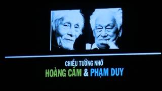 Dan Sinh Media-Chiều Tưởng Nhớ Hoang Cam Va Pham Duy