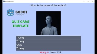 Godot Engine: Quiz Game template screenshot 4