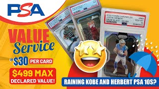 PSA Submission Reveal @ Value Service level $30 a Card Kobe, Lebron James, Bruce Lee, Herbert