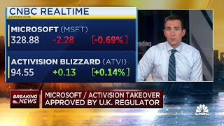 Microsoft’s $69 billion Activision Blizzard takeover approved by UK, clearing way for deal to close