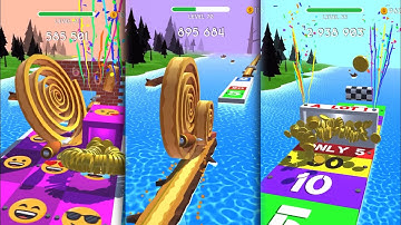 Spiral roll level 51-70+ Gameplay iOS android app
