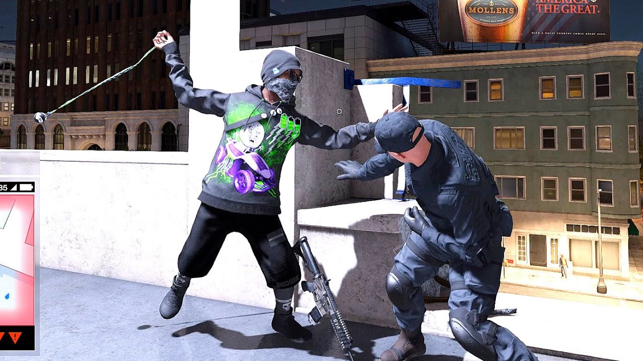 Watch Dogs 2 Port Parkour & Most Wanted Level Rampage PC Gameplay Ultra I9 10900K