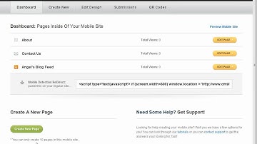 How to create mobile website pages using CMS for Mobile Websites