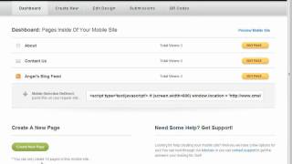 How to create mobile website pages using CMS for Mobile Websites