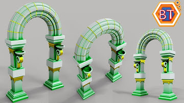 3D Modeling for Blender 2.83 | Game Asset | Arch Model