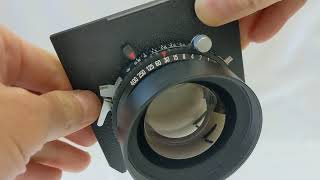 フィルムカメラ SUPER TOPCOR 120mm F5.6 COPAL NO.0 Horseman Topcon Topcor 210mm F/5.6 Lens Copal 1 Shutter from Japan