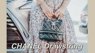 WHAT'S IN MY BAG 2020 | CHANEL DRAWSTRING Bucket Bag 19B
