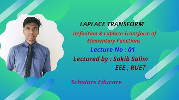 Laplace Transform-01||Definition&Laplace Transform of Elementary Function in Bangla Tutorial||Part-1
