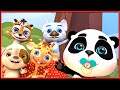 Los Cinco Monitos Saltarines - Canciones infantiles | Little Panda Doctor Española #bebetiburon